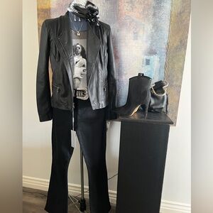 BNWT Gorgeous Marc New York Leather Jacket